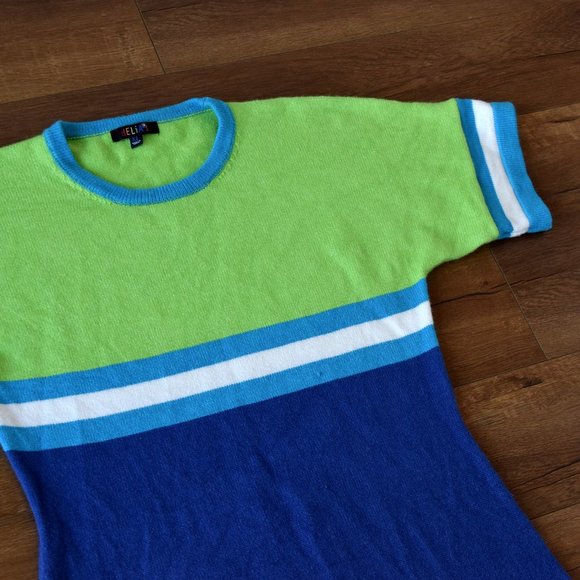 dELiA*s Green and Blue Mini Dress - Picture 2 of 9